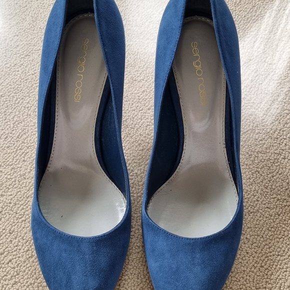 Sergio Rossi Suede Heels - Picture 1 of 5